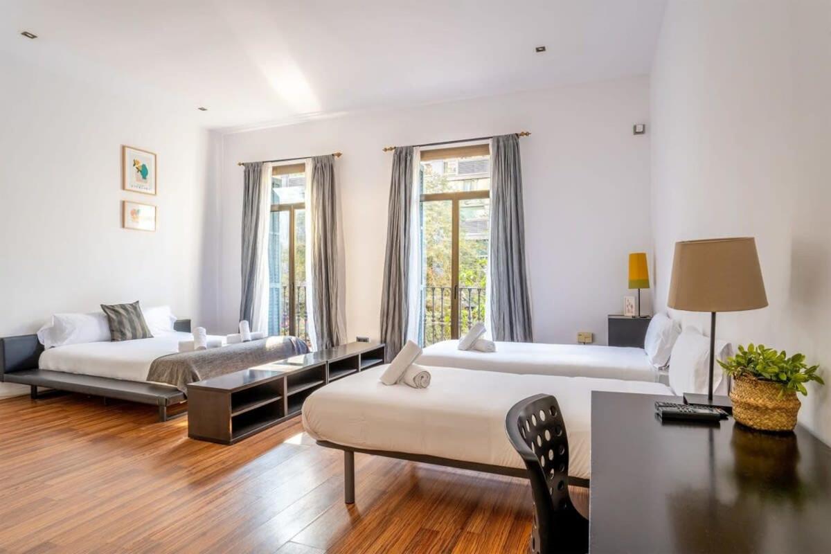Appartement Comfortable And Huge 4bd - 2bth Rambla Catalunya *